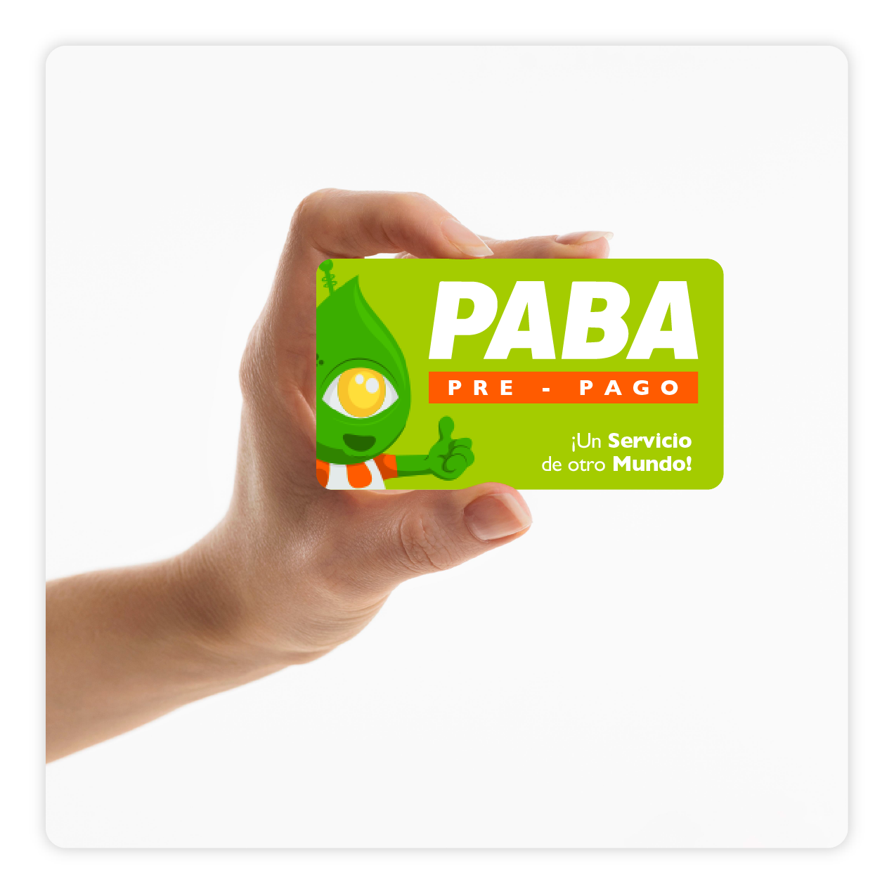 Tarjeta PABA pre-pago